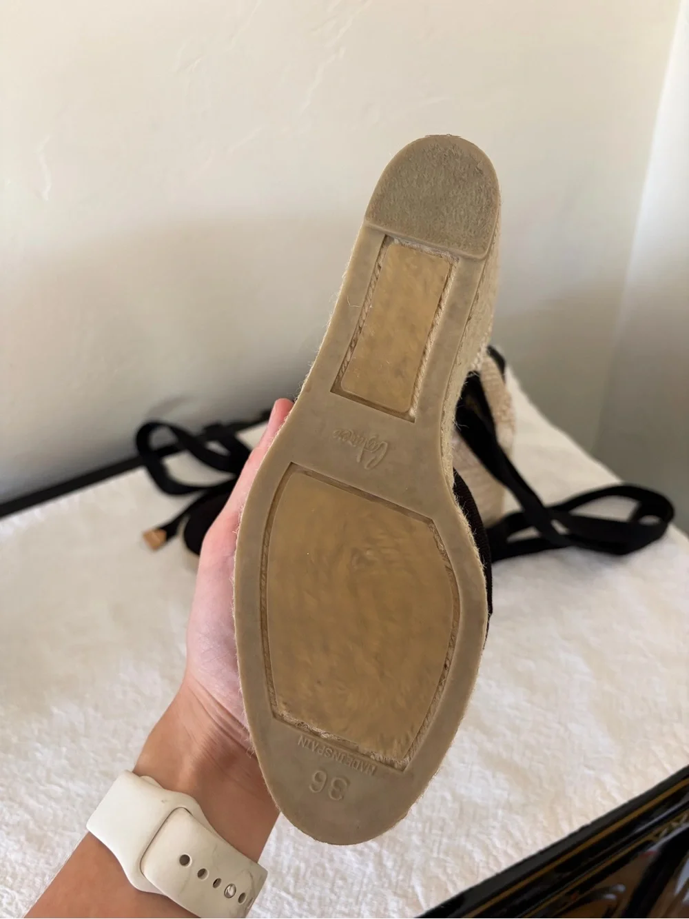 Castaner Lace Up Wedges